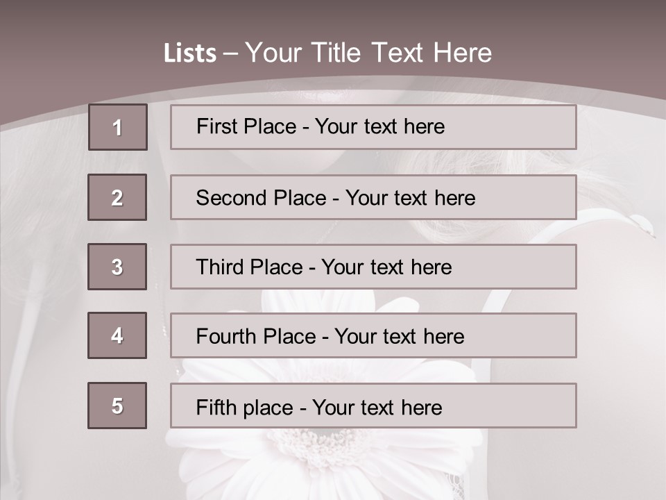 Medicine Shoulders Flower PowerPoint Template