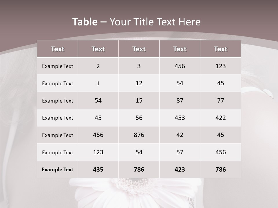 Medicine Shoulders Flower PowerPoint Template