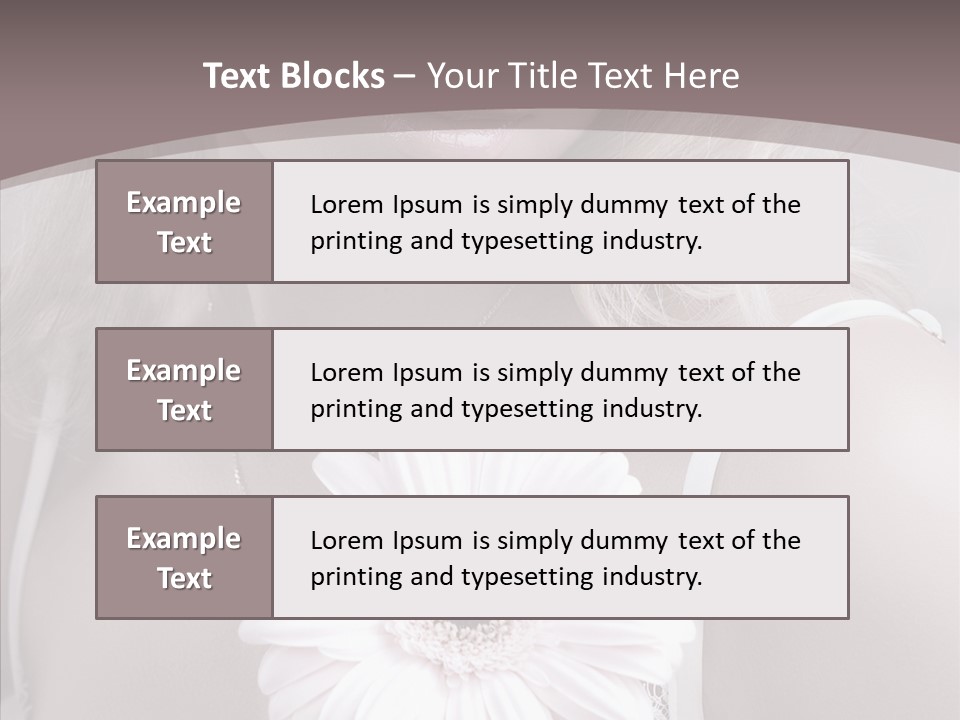 Medicine Shoulders Flower PowerPoint Template