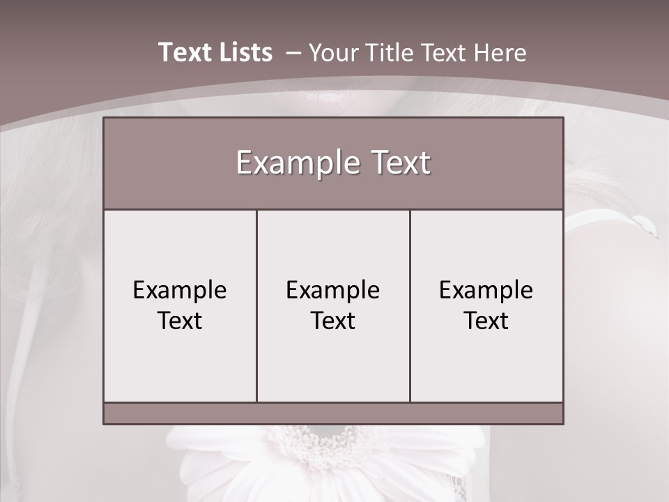 Medicine Shoulders Flower PowerPoint Template