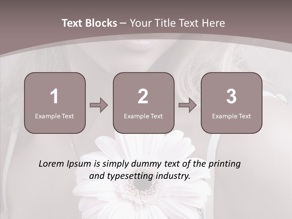 Medicine Shoulders Flower PowerPoint Template