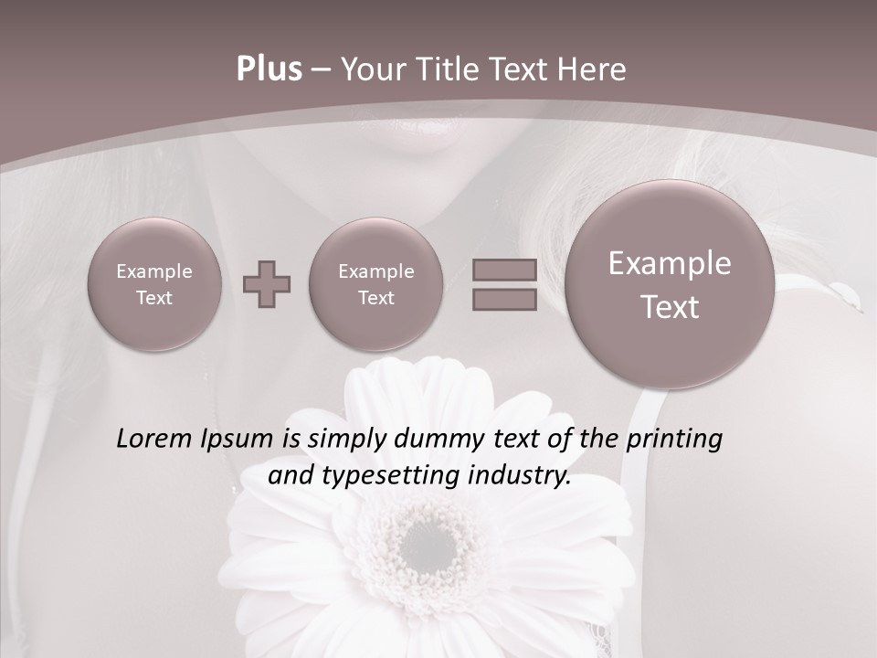 Medicine Shoulders Flower PowerPoint Template
