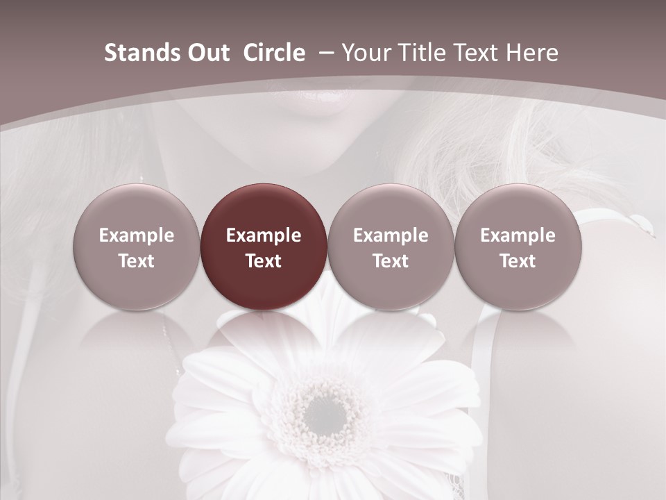 Medicine Shoulders Flower PowerPoint Template