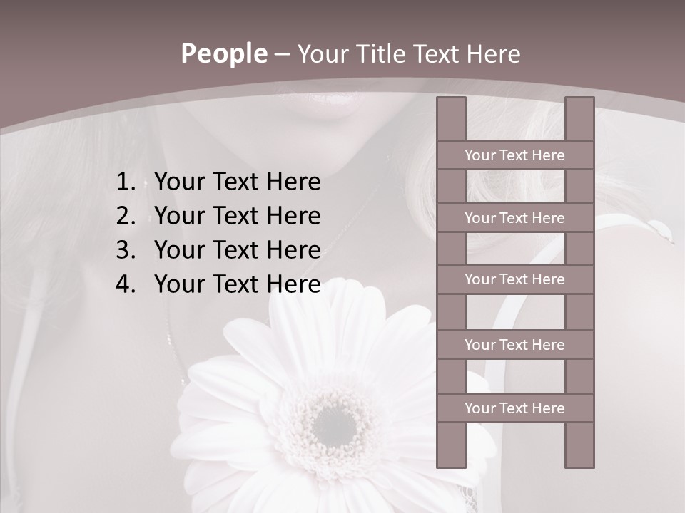 Medicine Shoulders Flower PowerPoint Template