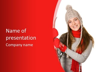 Competition Female Lifestyle PowerPoint Template