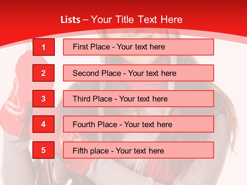 Competition Female Lifestyle PowerPoint Template