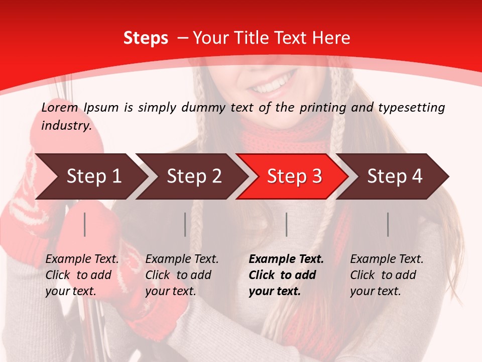Competition Female Lifestyle PowerPoint Template