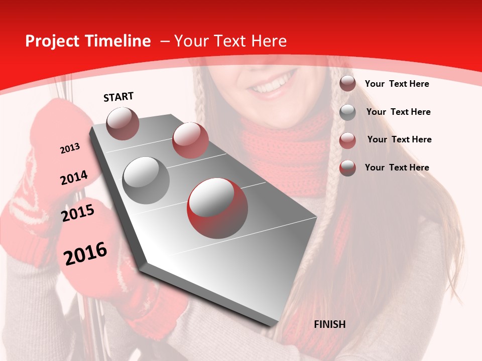 Competition Female Lifestyle PowerPoint Template