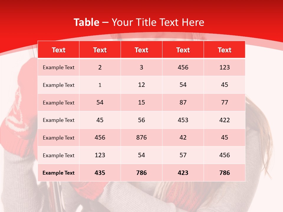 Competition Female Lifestyle PowerPoint Template