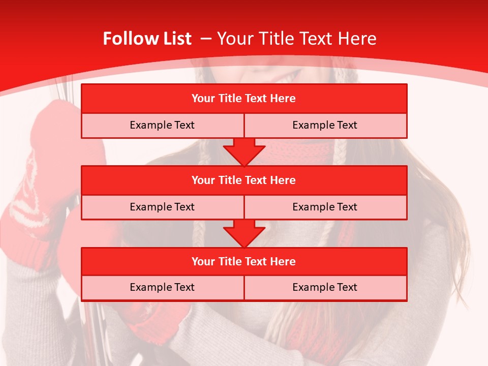 Competition Female Lifestyle PowerPoint Template