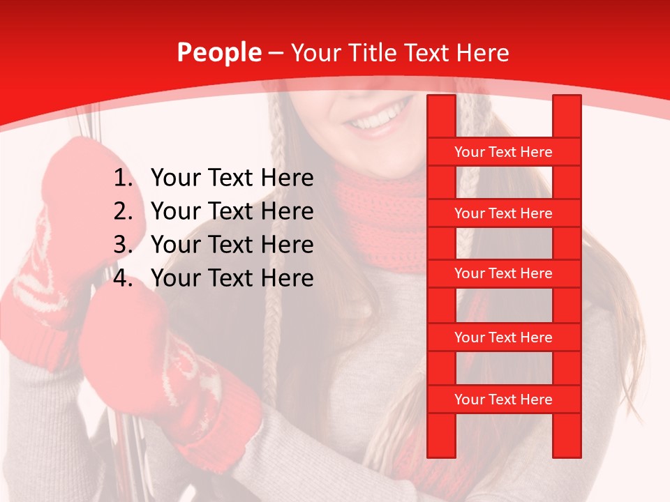 Competition Female Lifestyle PowerPoint Template