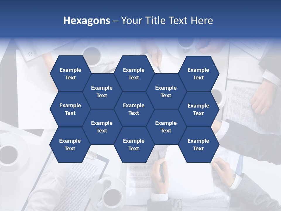 Discussion Desk Cup PowerPoint Template