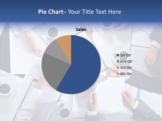 Discussion Desk Cup PowerPoint Template