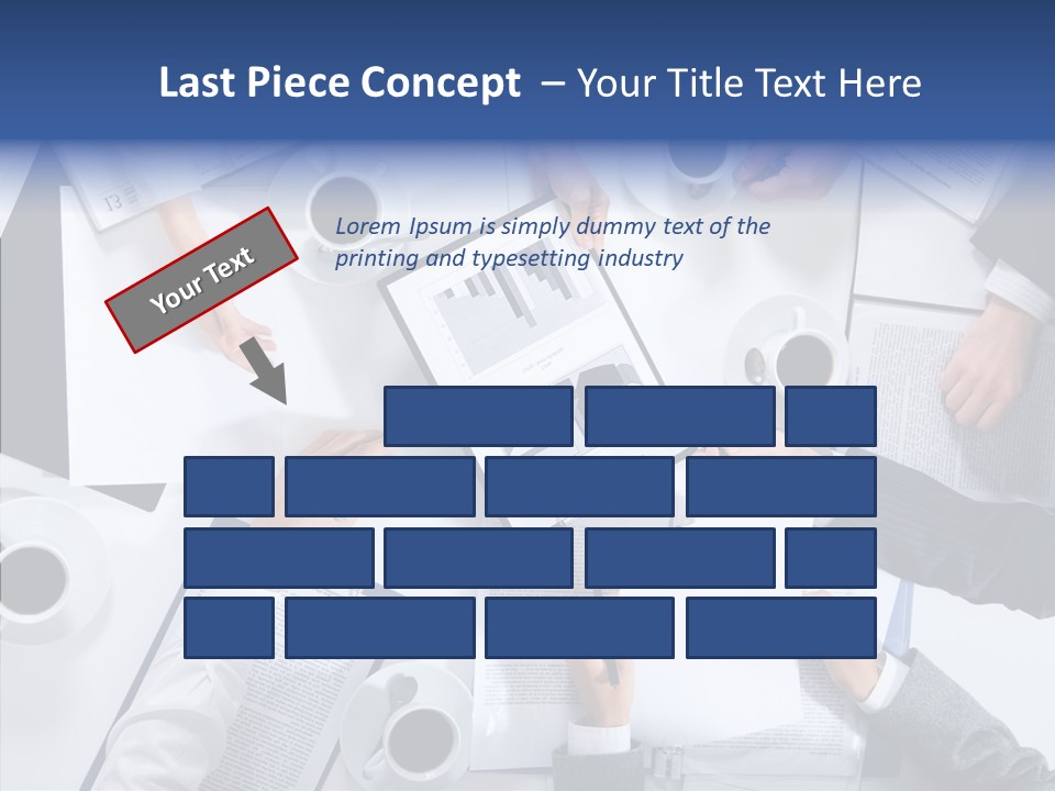 Discussion Desk Cup PowerPoint Template