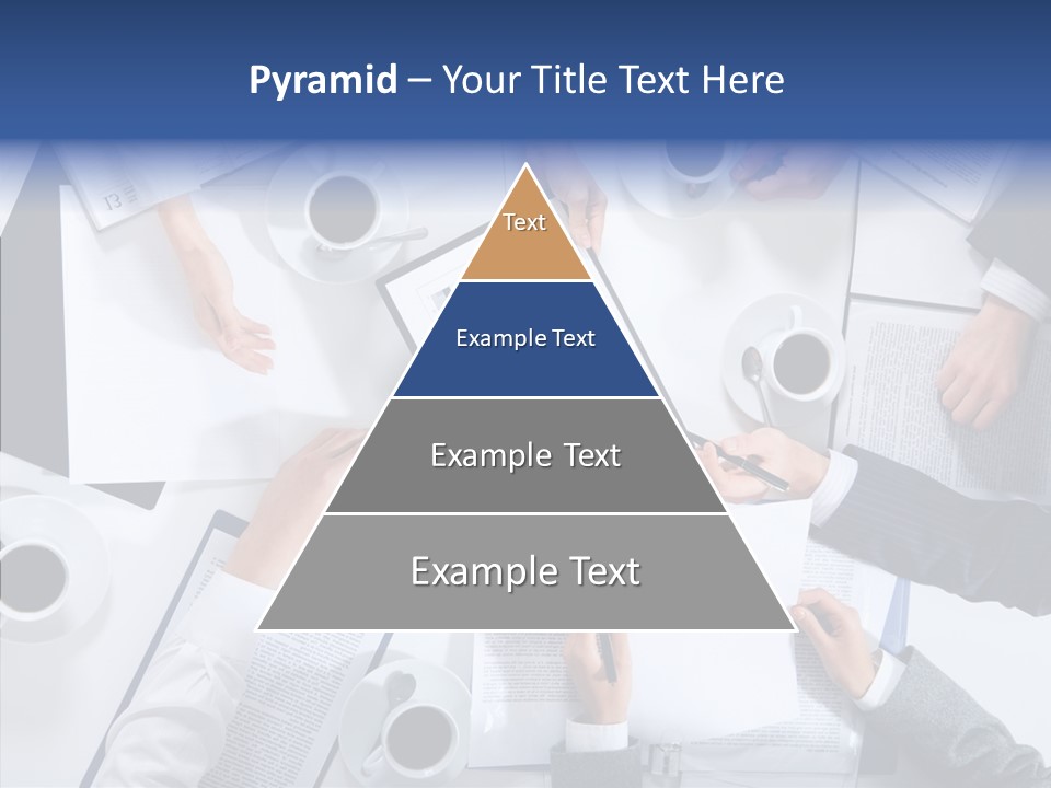Discussion Desk Cup PowerPoint Template