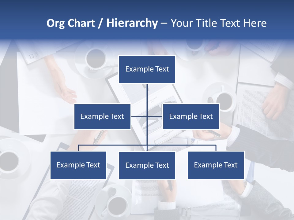 Discussion Desk Cup PowerPoint Template