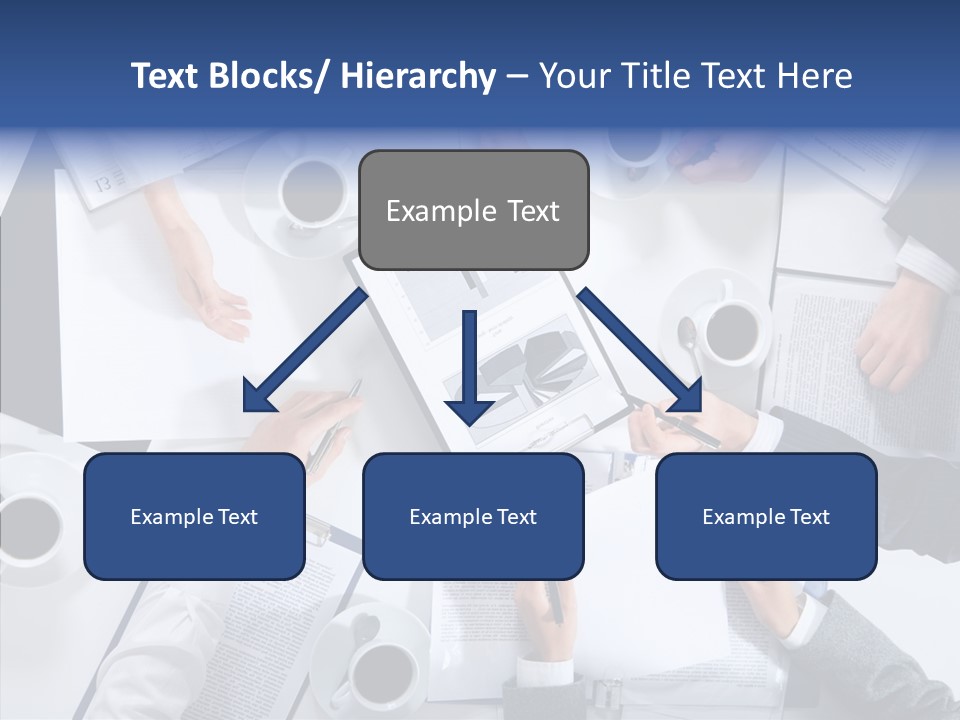 Discussion Desk Cup PowerPoint Template