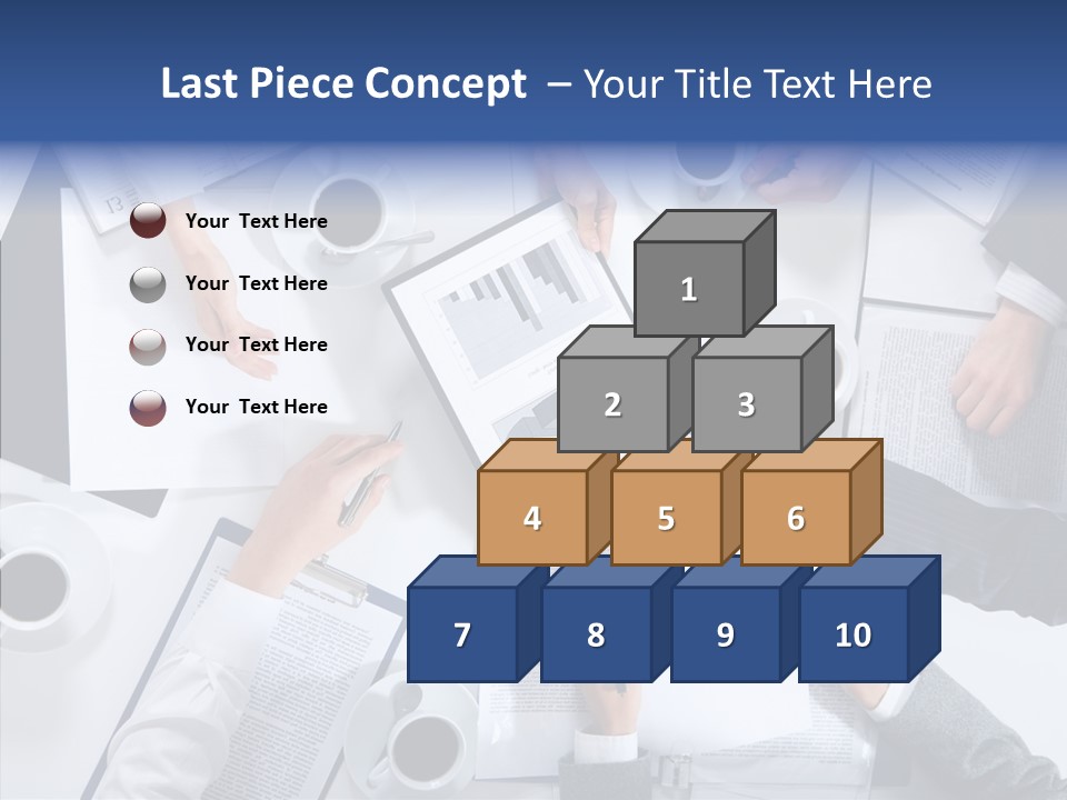 Discussion Desk Cup PowerPoint Template