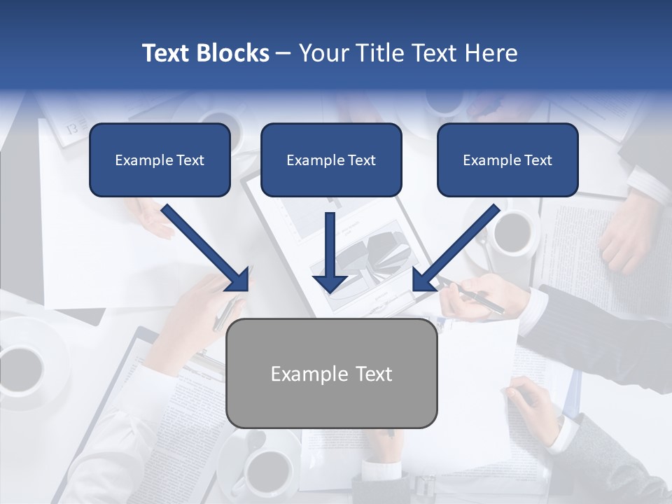 Discussion Desk Cup PowerPoint Template