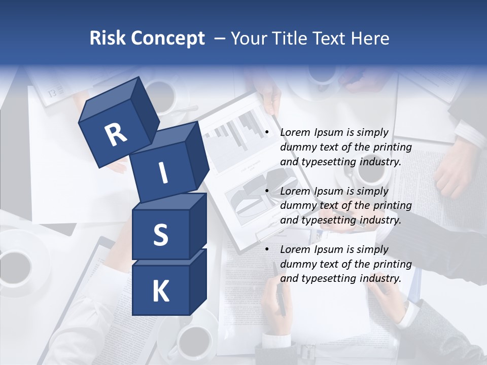 Discussion Desk Cup PowerPoint Template
