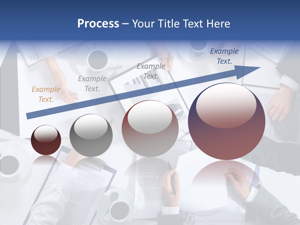 Discussion Desk Cup PowerPoint Template
