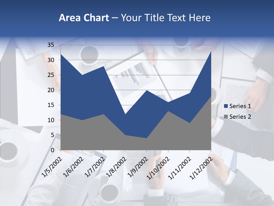 Discussion Desk Cup PowerPoint Template
