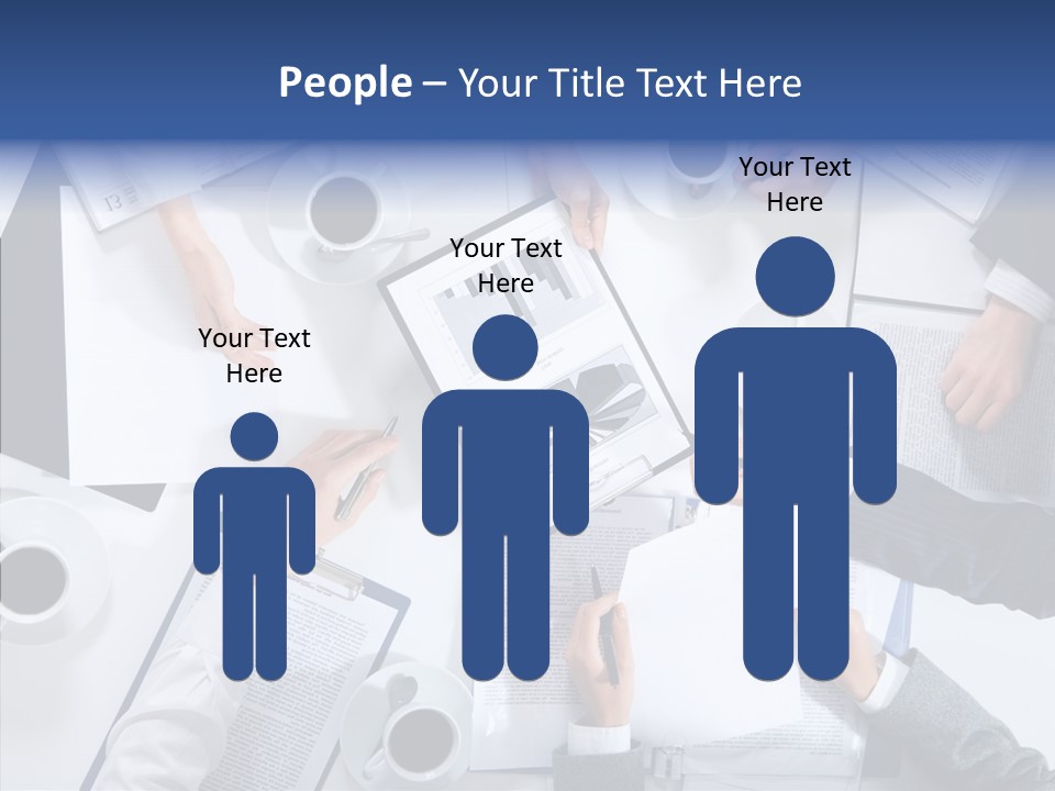 Discussion Desk Cup PowerPoint Template