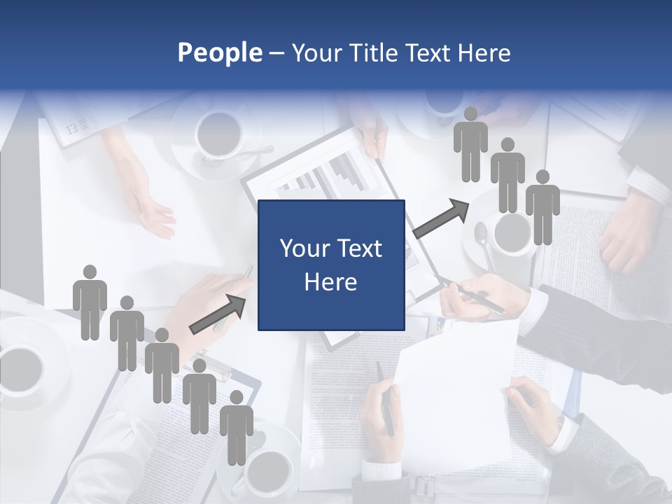 Discussion Desk Cup PowerPoint Template