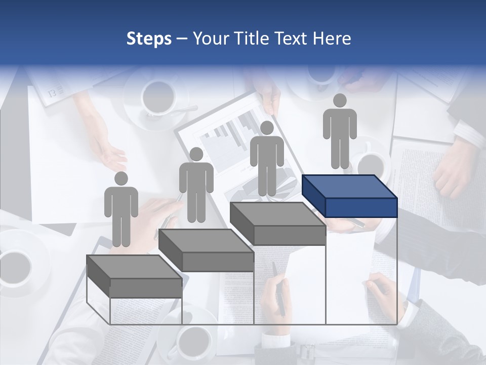 Discussion Desk Cup PowerPoint Template
