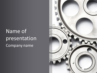 Collaboration Motor Engine PowerPoint Template