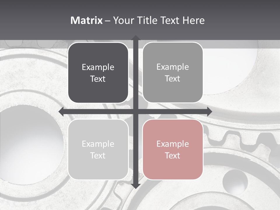 Collaboration Motor Engine PowerPoint Template