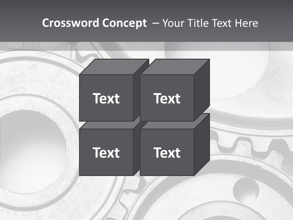 Collaboration Motor Engine PowerPoint Template