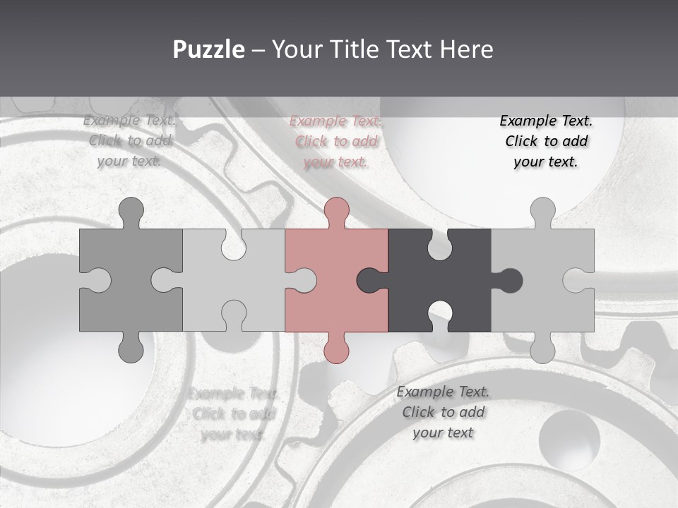 Collaboration Motor Engine PowerPoint Template