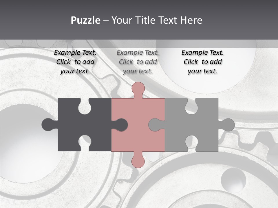 Collaboration Motor Engine PowerPoint Template