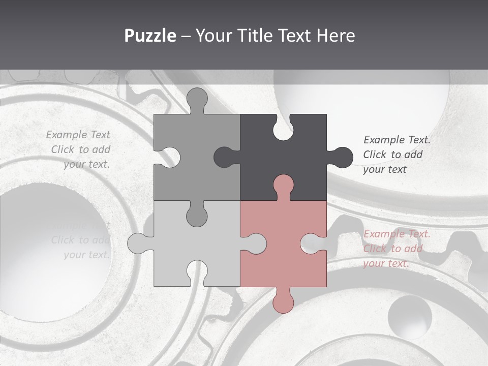 Collaboration Motor Engine PowerPoint Template