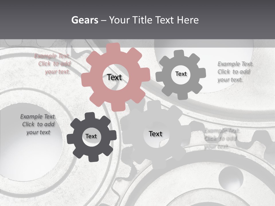 Collaboration Motor Engine PowerPoint Template