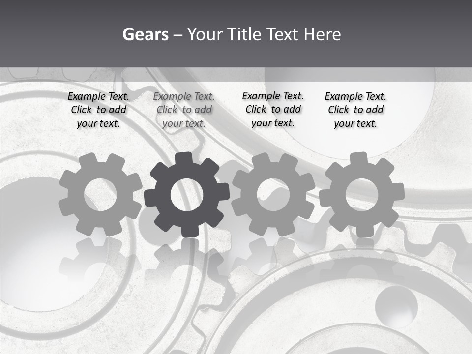 Collaboration Motor Engine PowerPoint Template