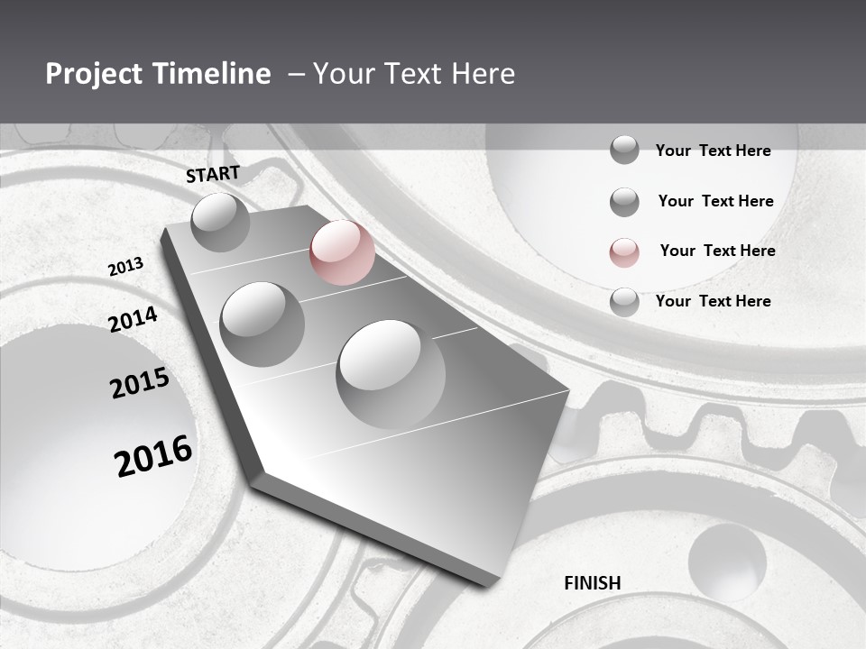 Collaboration Motor Engine PowerPoint Template