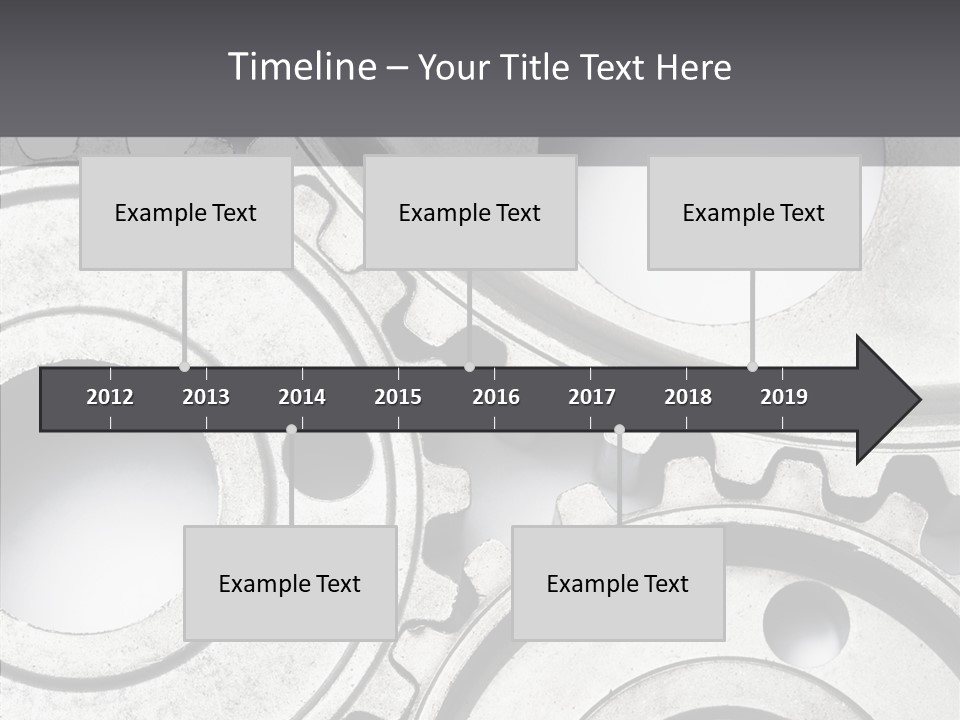 Collaboration Motor Engine PowerPoint Template