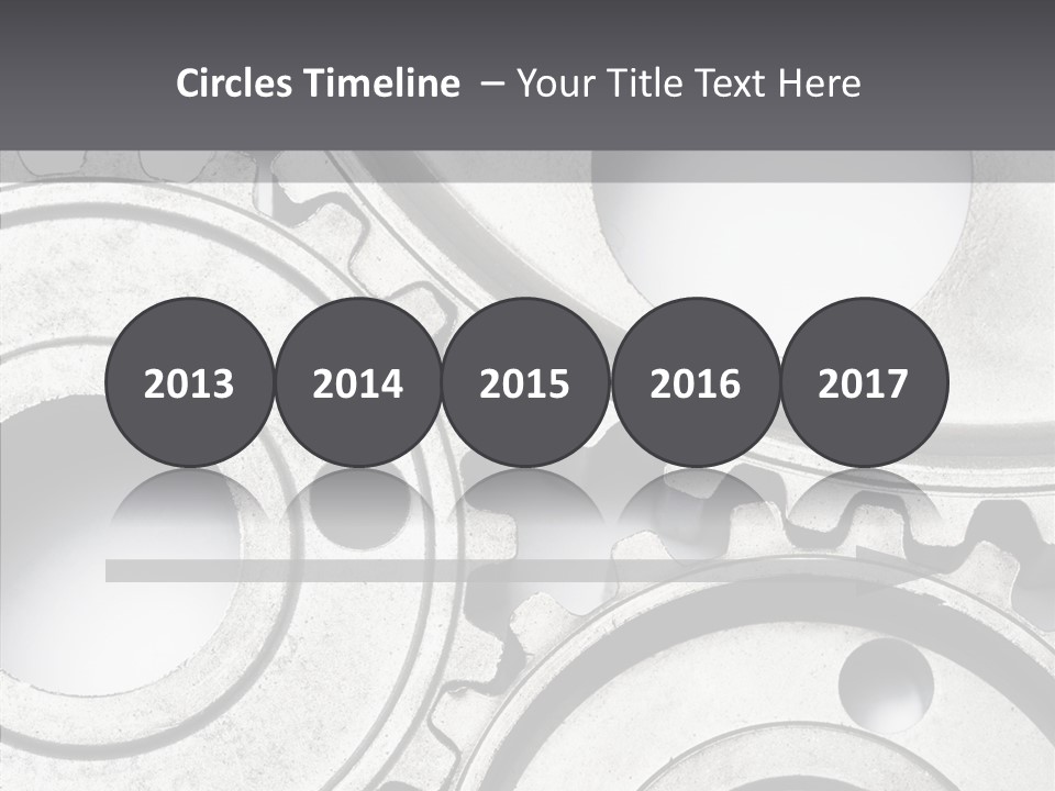 Collaboration Motor Engine PowerPoint Template