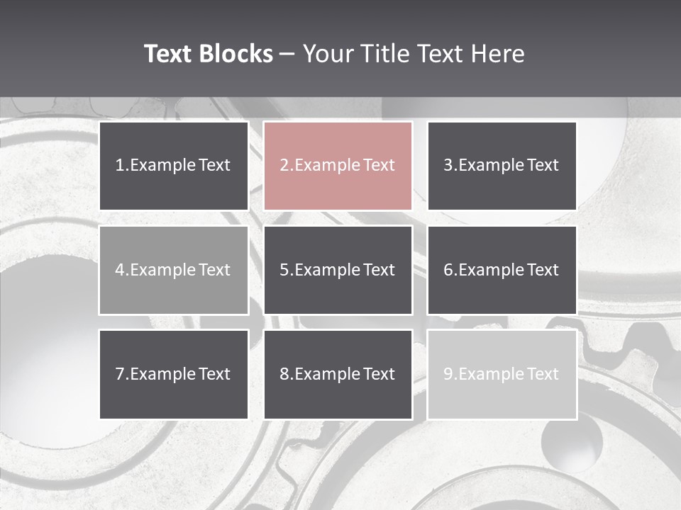 Collaboration Motor Engine PowerPoint Template