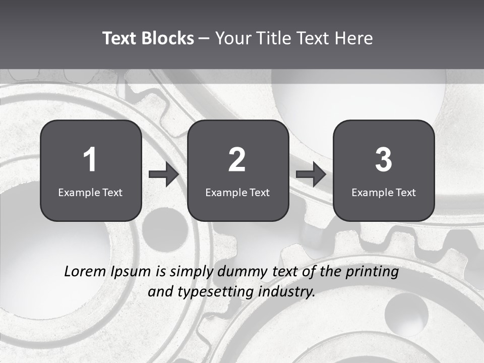 Collaboration Motor Engine PowerPoint Template
