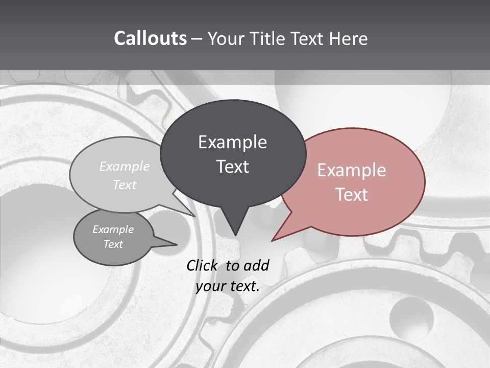 Collaboration Motor Engine PowerPoint Template