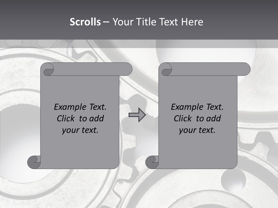 Collaboration Motor Engine PowerPoint Template