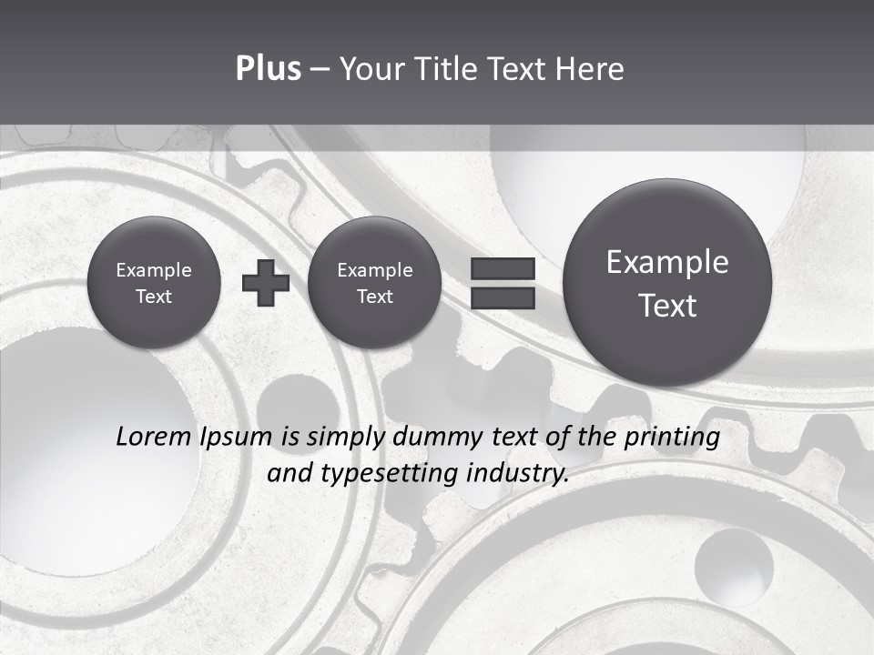 Collaboration Motor Engine PowerPoint Template