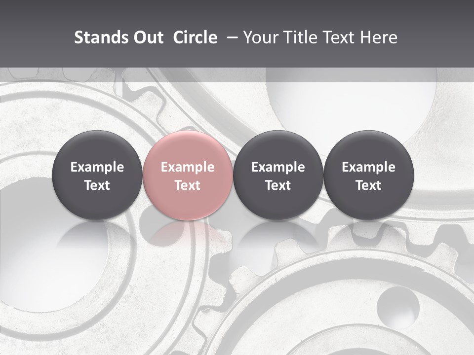 Collaboration Motor Engine PowerPoint Template