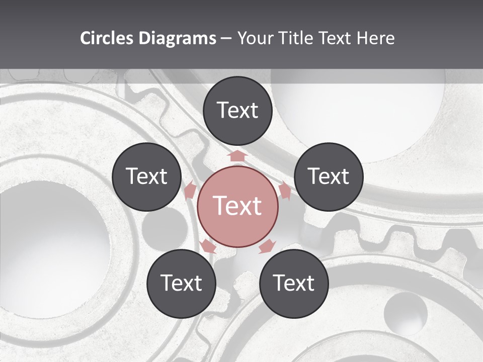 Collaboration Motor Engine PowerPoint Template
