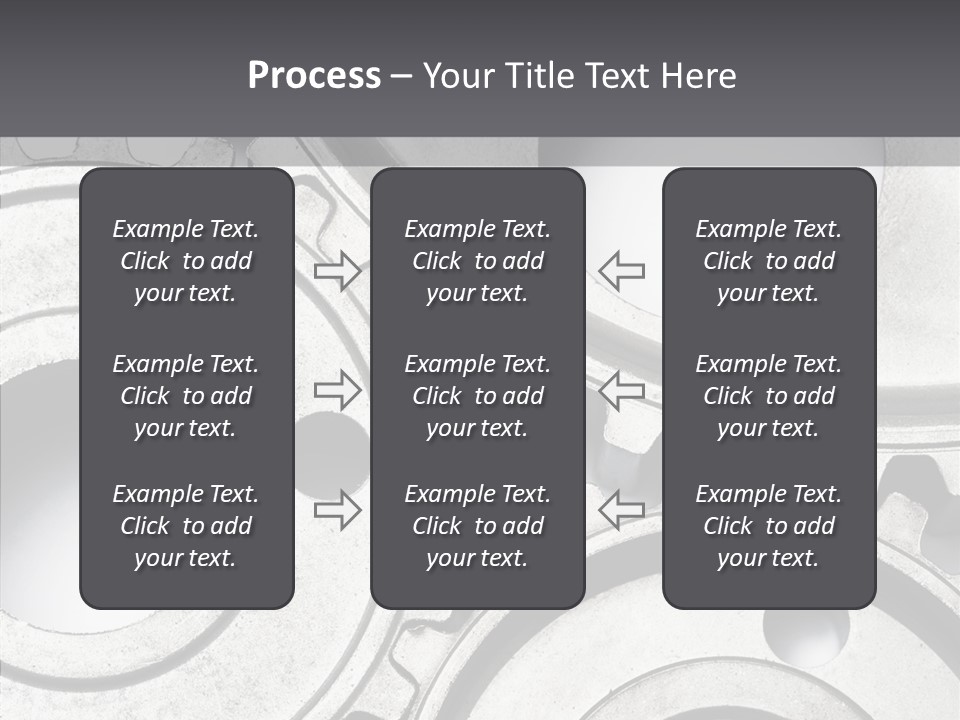 Collaboration Motor Engine PowerPoint Template