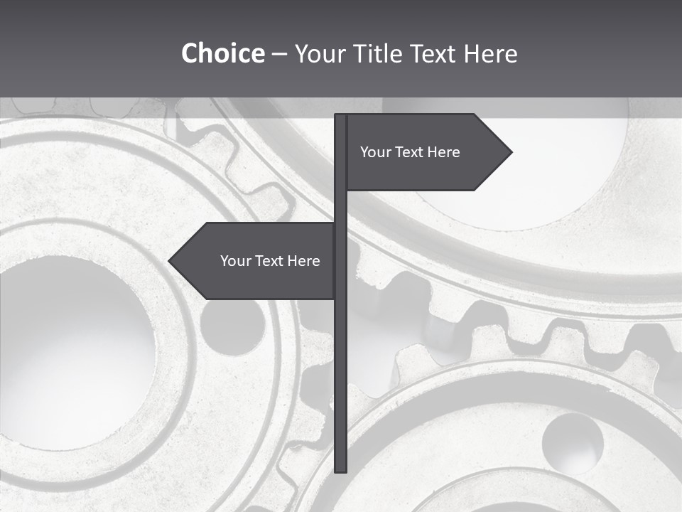 Collaboration Motor Engine PowerPoint Template