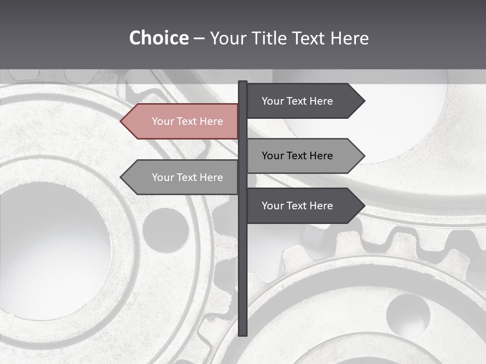 Collaboration Motor Engine PowerPoint Template